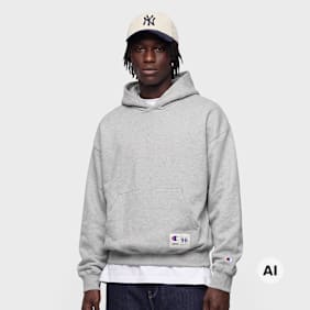 Champion Hooded Sweatshirt cinzento