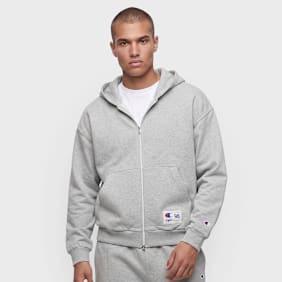 Champion Hooded Full Zip Sweatshirt Grau
