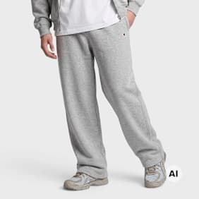 Champion Straight Hem Pants grijs
