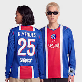 Nike   N.Mendes / No. 25 / PSG Dri-FIT Jersey Longsleeve Home Stadium azul