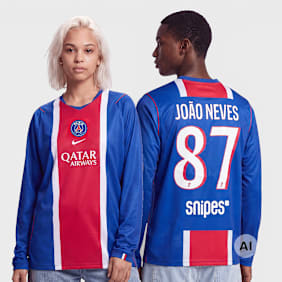 Nike   Neves / No. 87 / PSG Dri-FIT Jersey Longsleeve Home Stadium blauw