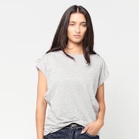 Urban Classics Ladies Extended Shoulder Tee szary