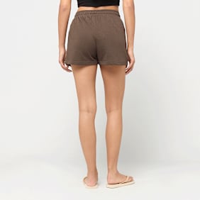 Urban Classics Ladies Light Terry Shorts smeđa