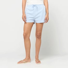 Urban Classics Ladies Light Terry Shorts blauw