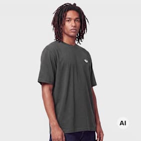 adidas Originals Logo Graphic Tee grigio