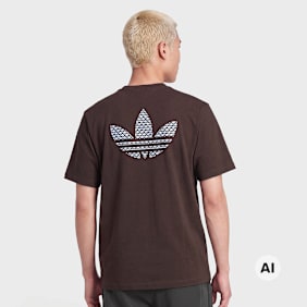adidas Originals MONO BIG TREF T aurora coffee braun
