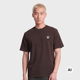 adidas Originals MONO BIG TREF T aurora coffee braun