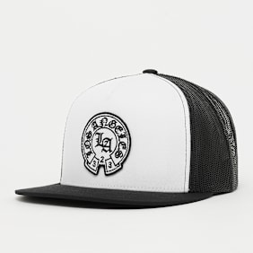 Mister Tee MT4191 LA Dynasty Patch Classic Trucker Cap blanc