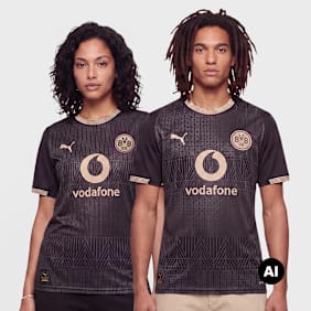PUMA BVB Sondertrikot 100 Jahre Rote Erde negro