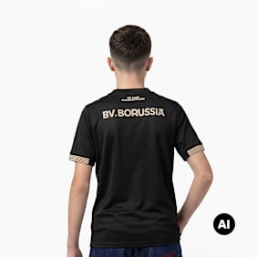 PUMA BVB Sondertrikot 100 Jahre Rote Erde Kinder czarny