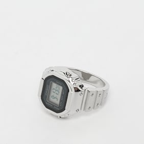 CASIO CRW-001-1ER Ring Watch argento