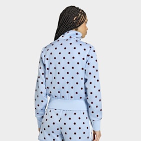 adidas Originals Satin Polka Dots Track Top plava
