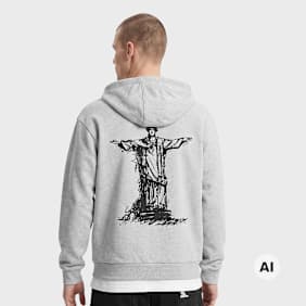 Mister Tee True Faith Fluffy Zip Hoody Grigio
