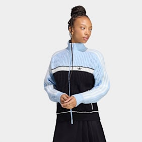 adidas Originals Knit Arch Tracktop niebieski