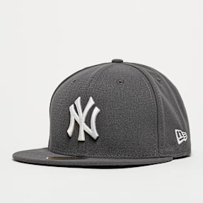 New Era Fitted-Cap 59Fifty Basic MLB New York Yankees grau