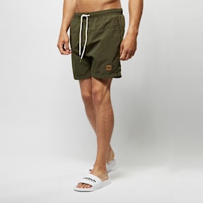 Urban Classics Block Swim Shorts vert