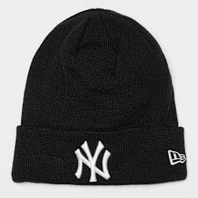 New Era Cuff Knit MLB New York Yankees Essential noir