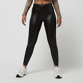 Urban Classics Imitation Leather Leggings czarny