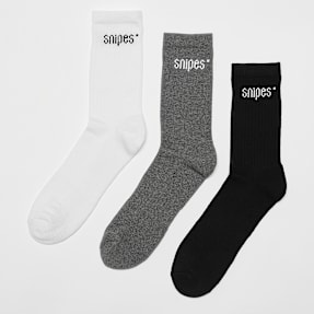 SNIPES 3 PACK - Small Logo Essential Crew Socks multicolor