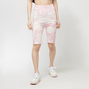 FUBU Corporate Gathered Shorts rosa