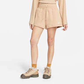 Nike Sportswear Sportswear Phoenix Fleece High-Waisted Shorts beige