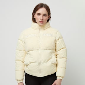 Karl Kani Retro Teddy Puffer Jacket beige