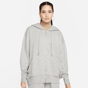 Nike   Sportswear Phoenix Fleece Oversized Full-Zip Hoodie grijs
