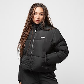 SNIPES Small Logo Short Puffer Jacket schwarz