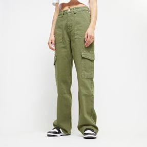 2Y STUDIOS Lona Cargo Jeans groen