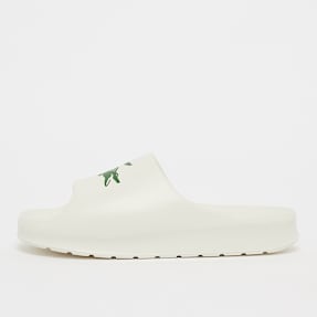 Lacoste Herren-Schlappen Serve Slide 2.0 weiß