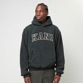 Karl Kani Serif Teddy Hoodie szary