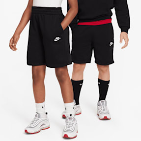 Nike   Sportswear Club Fleece French-Terry-Shorts schwarz