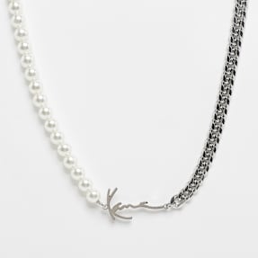 Karl Kani Signature Pearl Chain silber