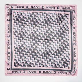 Karl Kani OG All Over Print Satin Scarf rosa