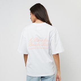 PEQUS A Paradise Beach Club Back Logo Top weiß