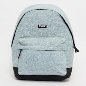 SNIPES Woven Label Basic Logo Denim Backpack niebieski