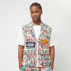 First Row Flower Vest Wood multicolor
