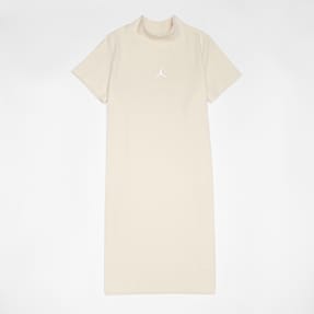 Jordan Jumpman Ribbed Taping Dress beige
