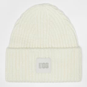 UGG Chunky Rib Beanie biały