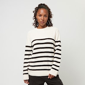 Urban Classics Ladies Rib Striped Sweater beige