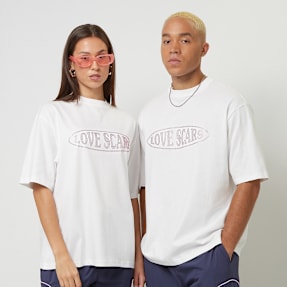 Love Scars Glitter Logo Tee biały