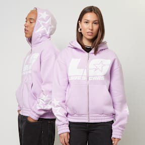 Love Scars Star Full Zip Hoodie fioletowy