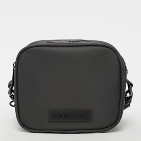 Pegador Rubber Logo Patch Nylon Shoulder Strap Bag grau