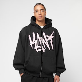 Karl Kani Woven Signature Kani Oversized Zip Hoodie noir