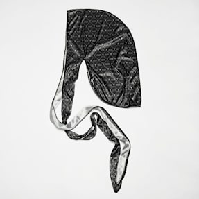 Karl Kani Monogram All Over Print Durag nero