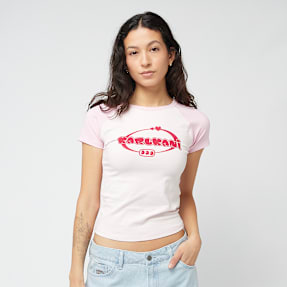 Karl Kani Woven Signature Heart Tiny Tee rose