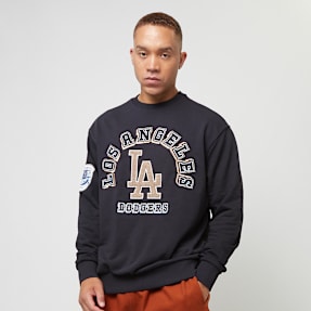New Era LA Dodgers World Series Oversized Crewneck Sweatshirt noir
