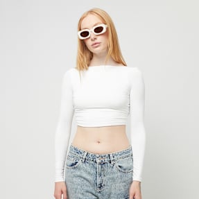 Decibel Backless Cropped Longsleeve wit
