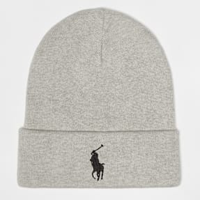 Polo Ralph Lauren Cold Weather Hat szary