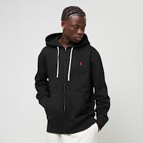 Polo Ralph Lauren Long Sleeve-Knit Fullzip Hoodie preto